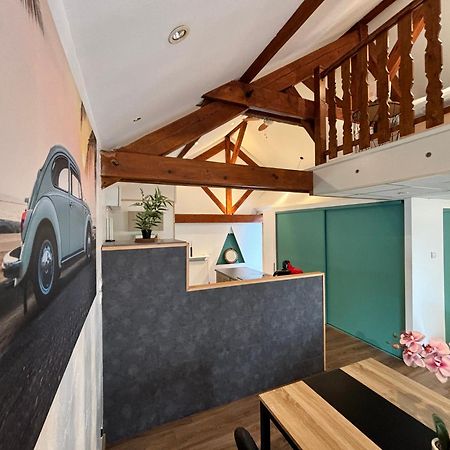 Mini-Loft, Terrasse 24M2, Internet Haut-Debit, Garage Prive Et Place De Parking Audincourt Kültér fotó