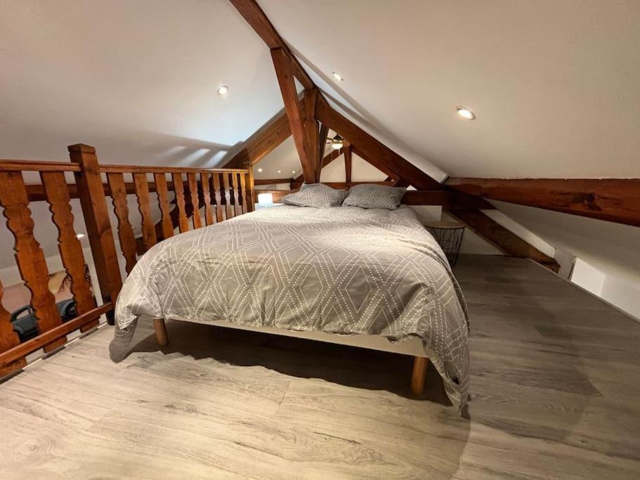 Mini-Loft, Terrasse 24M2, Internet Haut-Debit, Garage Prive Et Place De Parking Audincourt Kültér fotó